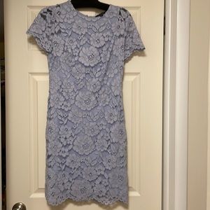 Lace overlay tank dress
